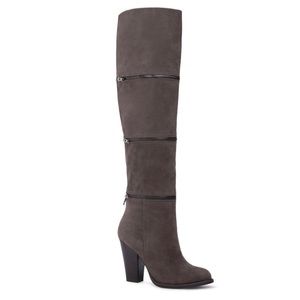 Adjustable over the knee boots